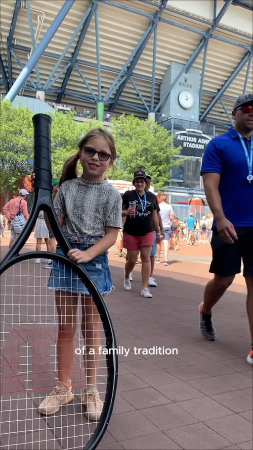 keeping our family tradition alive at the @usopen— this year made even more special thanks to our friends at @ticketmaster #ad