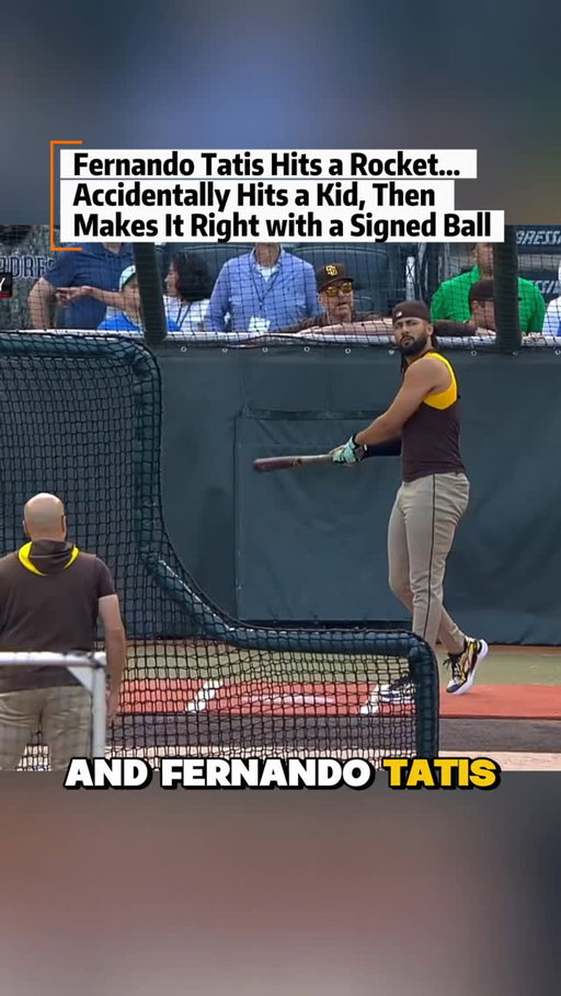 @tatis hits a rocket, accidentally nails a kid, then comes through with a signed ball to make it right. Big respect 🙌⚾

#tatis #tatisjr #fernandotatisjr #sandiegopadres #padres #minnesotatwins