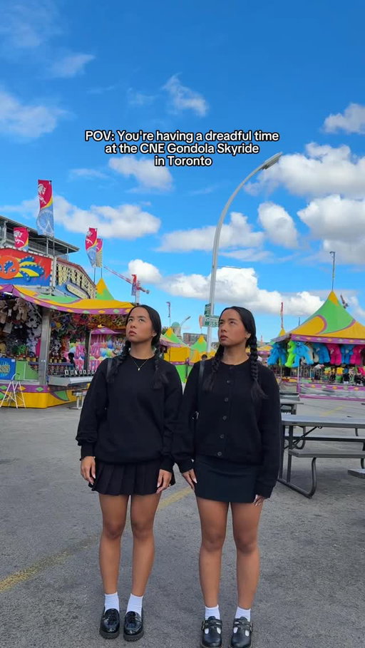 Wednesday would be so proud 🖤 In other dreary news, @wednesdaynetflix Part 2 premieres this Wednesday on Netflix! 

@netflixca #NetflixPartner #CNE #Toronto