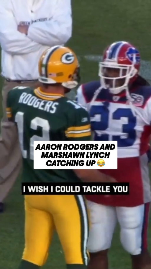 Former Cal teammates, Aaron Rodgers and Marshawn Lynch, are hilarious together 🤣

(via @nfllegacy)