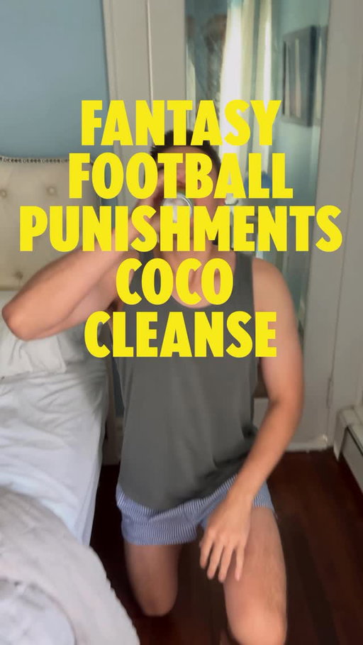 Finish last in Fantasy League? Start fresh. 24 hrs. SUNBOY only.
The Coco Cleanse 🥥

Need more Fantasy punishment inspo, BOYs 😉? Try these:

💦 Public Kiddie Pool Hang – Set up a kiddie pool in public with a sign: “I lost Fantasy Football.”
👙 Speedo Local - Your bar. Our branded Speedo. No backup clothes. You live there now.
🛟 Waxed Lifeguard - Full-body wax + lifeguard fit. Stay at the bar. Offer hydration checks.
💇‍♂️ Coconut Head - True bowl cut. No fade, no blend. 2 weeks minimum.
