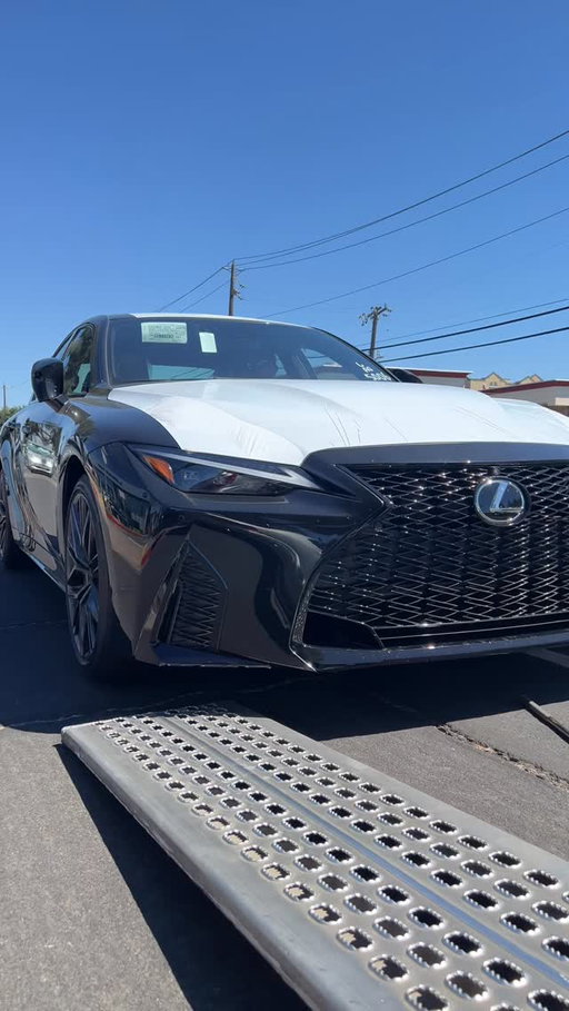🔥😍 Caviar paint #Lexus IS 500 F SPORT Performance Premium RWD 5.0L V8 fresh from the factory. New delivery! 🚚 

▪️ 472 horsepower 
▪️ 5.0L V8 engine 
▪️ Stacked Quad Exhaust 
▪️ F SPORT Suspension tuning 
▪️ Rear Performance Dampers
▪️ 19 inch F SPORT Enkei alloy wheels 
▪️ Triple Beam LED headlights 
▪️ Power moonroof 
▪️ @marklevinson audio system 
▪️ Navigation system with 10.3 inch touchscreen display 

Lexus of Concord 
2001 Market Street 
Concord CA 94520 

* 2025 Lexus IS 500 pre-sold unit.
.
.
.
.
.
.
.
#lookatmylexus #lexusis500 #lexusis #is500 #lexususa #lexusofconcord #lexuswesternarea #lexuslife #lexusv8 #lexuscars #fsportsociety #fsport_family #lexusis500fsportperformance