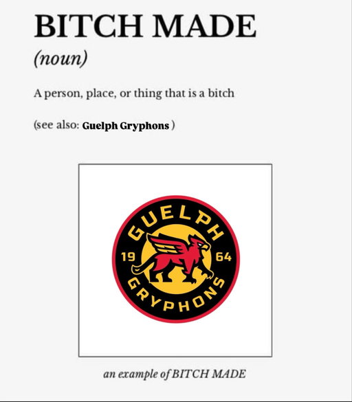 📚 Word of the day: Bitch Made
Used in a sentence: “The Guelph Gryphons are bitch made.”

See y’all tomorrow night. 7 PM. Western Alumni Stadium.
FREE with your student card. Pack the place, make it loud, send Guelph packing. 🐴💜

#VivaLaStangs