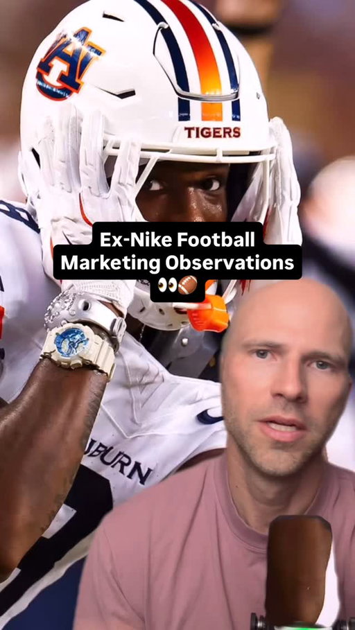 comment “more” for the full YouTube breakdown! 
Football marketing & product observations from week one of college football. Breaking down Nike, Jordan, NXTRND, Cleats, accessories & more…
Follow me if you’re into sports marketing 👊🏼 #CFB #ncaafootball #cleats