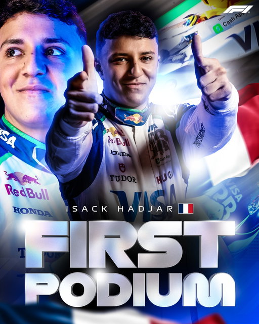 ISACK HADJAR TAKES THIRD!!!!!!!!!

The Rookie takes a DREAM podium in Zandvoort! 😍

#F1 #Formula1 #DutchGP