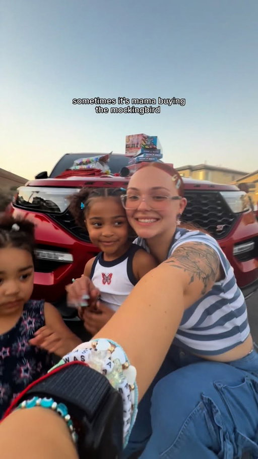 sometimes it is mama buying the mockingbird 💗 it’s the most rewarding role I’ve ever had to take on 🥹 & i’ve always wanted to be a mom! grateful to experience it young & grow with them 🫶🏻

#mama #girlmom #motherhood #mockingbird