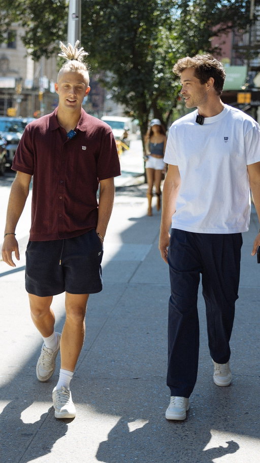 A SoHo stroll with Wilson athlete @marklajal chatting about NYC tennis, tour wins, and everything in between.