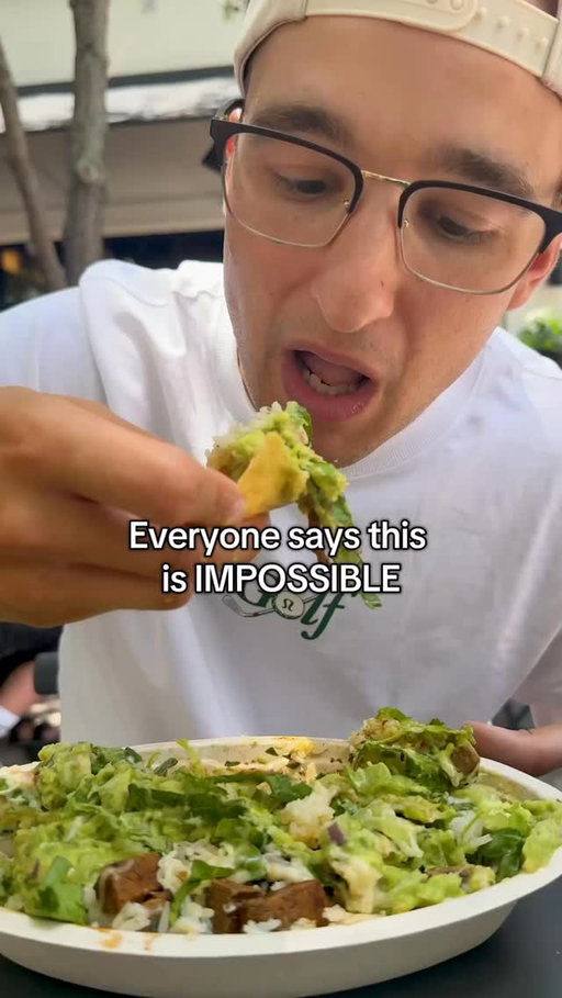 Never give up on your dreams 🥹

Tonight, 8pm CT, James will be LIVE trying to beat the impossible. You can answer 7 questions correctly to win a share of $1,000 on @draftkings_sportsbook 

#food #foodie #challenge #fastfood #burrito #dkpartner