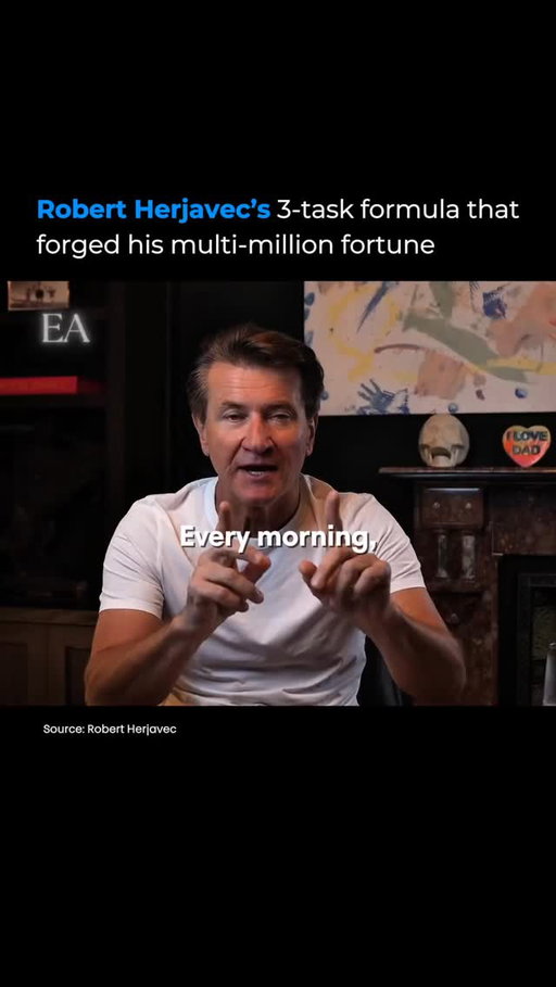 Robert Herjavec, investor and Shark Tank star, shared the daily habit that drives his success.

He explained that every morning, he takes a piece of paper and writes down exactly three things he must accomplish that day. Not five, not ten — just three. The rule is simple: don’t go to sleep until those three things are done.

Herjavec said this routine allowed him to cut through the noise and distraction of business, stay focused on what mattered most, and maintain constant forward momentum.

Success isn’t built on grand gestures. It’s built on the discipline of finishing the right three things every single day.

→ Follow us (@entrepreneurarchived) for timeless lessons from the world’s most iconic entrepreneurs.

#business #entrepreneurship #entrepreneur #robertherjavec #sharktank