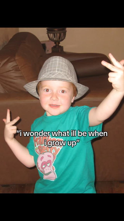 “I wonder what ill be” - little me #freshofftheboat #actor #glowup #explore