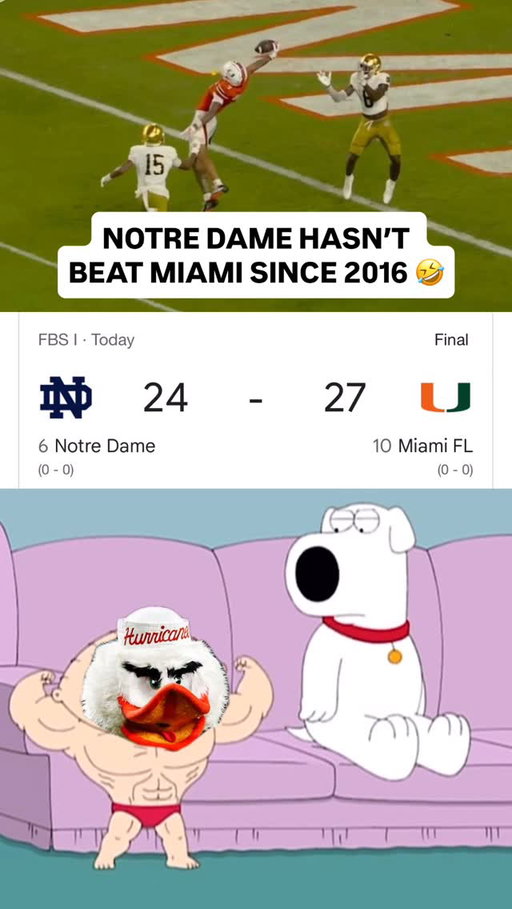 THE MIAMI HURRICANES ARE OFFICIALLY BACK AFTER BEATING NOTRE DAME 

#miamihurricanes #gocanes #theu #canesfootball #collegefootball #notredame