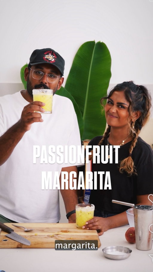 This might be the best margarita I’ve ever had — tropical, tart, sweet-but-not-too-sweet, and just the right amount of salty. 

It’s a Passionfruit Margarita from @justinnarayan cookbook Everything is Indian and yes, I’m still thinking about it. 

Want the recipe? 
Easy: 45ml tequila, 15ml triple sec, 30ml lime juice, and 30ml passionfruit pulp — shake it, pour it, sip it, thank us later. 

No shaker? Use a jug and stir like you mean it — it’s not just about mixing, it’s about chilling the drink down and melting a bit of the ice to smooth it out. And that salt rim? 
Rub a wedge of lime around the glass and dip it into a shallow bowl of flaky sea salt. 
You want those salty crystals catching the light (and catching compliments). 

Oh, and if passionfruit isn’t your thing? 
There’s also a jalapeño margarita and a tamarind one in the book that are dangerously good — but you’ll have to go find those yourself. 

What’s your go-to twist on a classic marg? 

Tell us below and tag your cocktail crew. 🍸

#passionfruitmargarita #everythingisindian #justinnarayan #minolidesilva #cocktailrecipes #twistontheclassic #margmonday #flavourbombs #margaritarecipe #cocktailcravings #cocktailrecipes #cocktails #easycocktails #tequila #agave #passionfruit