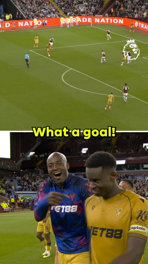 Jean-Philippe Mateta LOVED Marc Guehi's goal ❤️😂