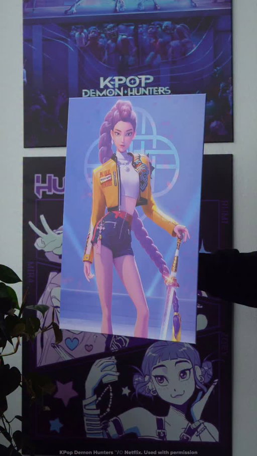 Real idols don’t just slay charts… they slay demons 💁‍♀️. Seal the Honmoon with this Netflix-licensed #KPopDemonHunters metal poster collection by Displate. Link in bio.