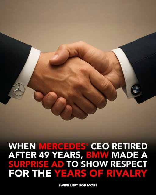 49 years at the wheel of Mercedes. 
On his retirement day, BMW released a tribute ad that showed him leaving in a Mercedes… only to reveal a BMW i8 Roadster waiting in his garage.

A perfect example of how rivals can honor each other with respect, while still keeping the competitive spirit alive. 

@bmw 
@mercedesbenz 

Follow @biz.insider for more business insights.