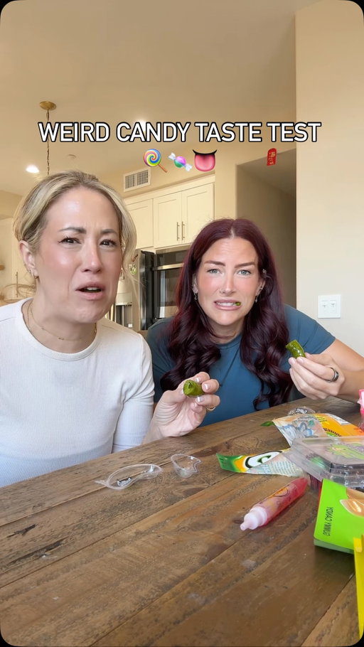 Ever wonder what the weird candy at Five Below tastes like?! It’s been forever since I did one of these taste tests!! Would you try these? 👀 Thank you @aisforannie_ for being a trooper with the Old Bandage HAHAHA. ily 
#WeirdCandytastetest #TasteTest #CandyTasteTest #weirdcandy #FunnyTasteTest