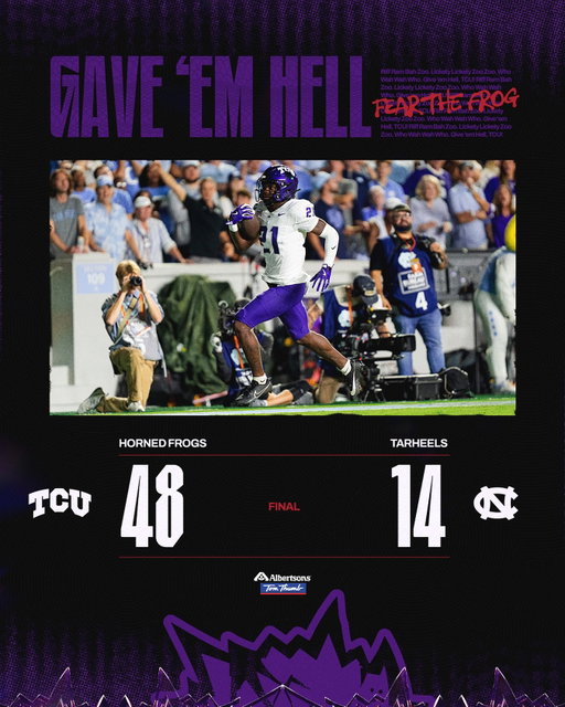 GAVE ‘EM HELL‼️ #GoFrogs #ForTheWinners