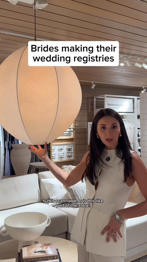 #cratepartner My delusion has hit an all-time high. We...need...everything. Creating your wedding registry? With all the next-level items you can imagine, @crateandbarrel IS the place #CrateWedding #comedy #2026bride #weddingplanning #registry #weddingregistry #crazybride