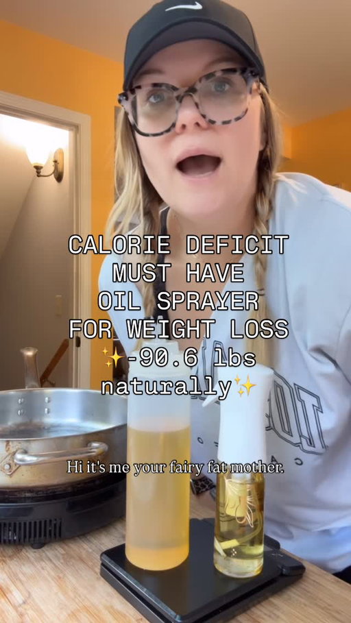 Let’s do a little experiment together this morning. THIS is why weighing and tracking your food will completely change your weight loss journey. This oil sprayer is an ABSOLUTE non negotiable for me on my calorie deficit. It saves hundreds of calories without even trying. It’s linked in my highlight called MY FAV STUFF and it’s on sale on Amazon. This is NOT SPONSORED I just truly believe every person wanting to lose weight should have one of these. Fats aren’t the enemy but overusing them can push you over your deficit SO EASILY.
 
I love you!
#weightlossmotivation #weightloss #weightlossjourney #fattofitjourney #fatloss #naturalweightlossjourney #caloriedeficit #naturalweightloss #naturalweightlosstransformation #weightlossinspiration #caloriedeficitdiet