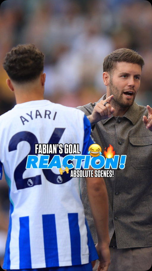 Fabian *definitely* enjoyed Brajan’s winner! 😆