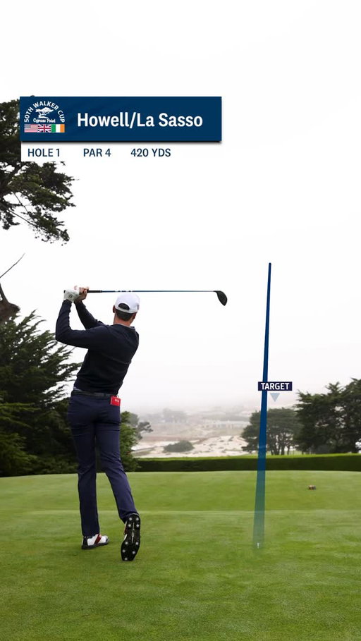 The first three holes at Cypress. U.S. Am champ, Mason Howell, plays Alternate Shot with Michael La Sasso