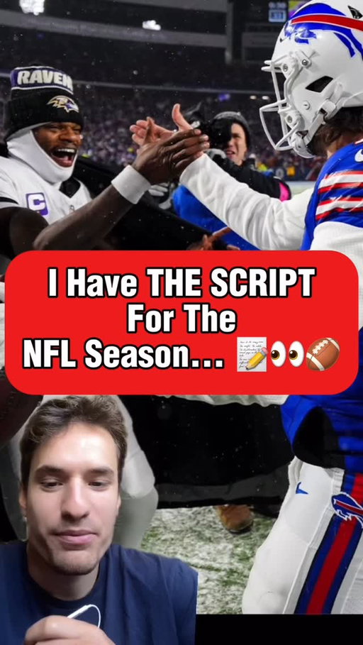 The script for the NFL season is HERE 🏈✍️