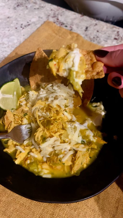 We’re all about these Cheesy Chicken Chilaquiles Verde this week. What are you excited to cook?