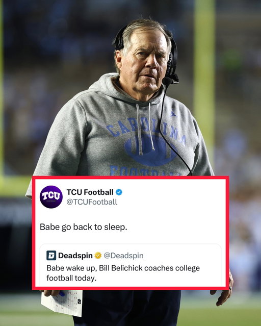The Horned Frogs didn’t hold back after blowing out Bill Belichick and UNC 😭

(via @tcufootball, @texaschristianuniversity)