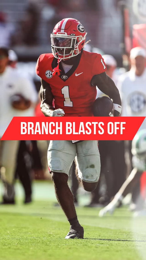 Zachariah Branch wasted no time joining some ELITE Georgia Football company.