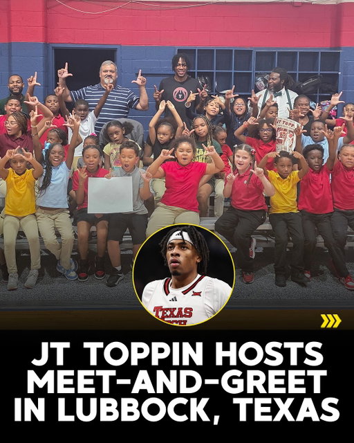 JT Toppin showing up for the community in Lubbock, Texas! Meeting kids and their families, taking pictures, signing autographs, and shooting hoops🏀

Thank you, JT! @j1izzle