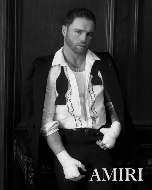 Inspiring dreamers everywhere, world champion boxer and AMIRI Global Brand Ambassador Saúl ‘Canelo’ Álvarez (@canelo) frontlines a new chapter of the AMIRI Autumn-Winter 2025 campaign.

Shot between two worlds - personal elegance and the sporting spotlight, refinement and the ring - Canelo’s life and work mesh together in a striking portfolio of images. @amiri @mikeamiri 

Discover the Autumn-Winter 2025 collection now on amiri.com and at AMIRI flagships.