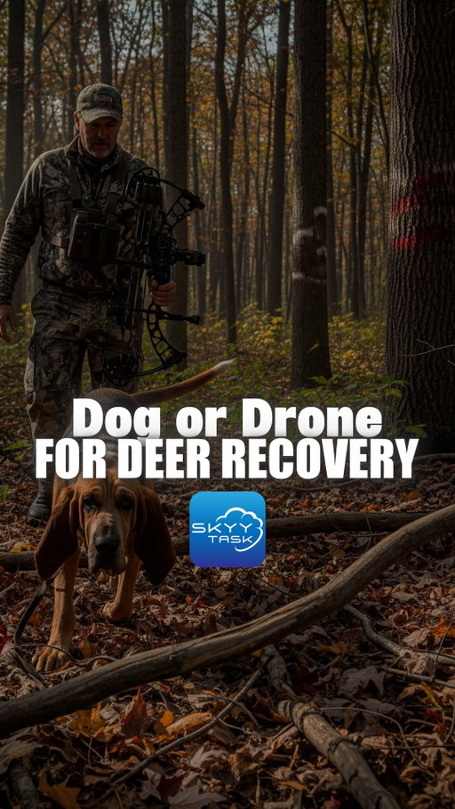 Deer hunters,  don't struggle this season trying to recover your lost deer. Subscribe and Follow us for updates on SkyyTasks On-Demand Drone Deer Recovery.
ㅤ
This is the APP all hunters should have on hand.
For Hunters:
SkyyTask - request a drone
ㅤ
For thermal Pilots:
SkyyPilot - for drone pilots