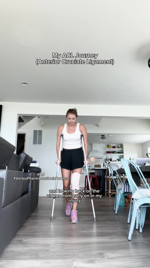 #Ad #VertexPharmaceuticalsPartner | ACL (Anterior Cruciate Ligament) tears are a long and very confusing injury, which is why I’m partnering with @talkaboutpain, developed by @vertexpharmaceuticals. After 2 years of rehabbing my knee, I’m finally feeling back to myself! Check out the link (in my bio) for more information on discussing pain with a doctor.

I am not a healthcare professional, and the content provided is for informational purposes only. It is important to consult with a doctor for any questions or concerns regarding your health. #TalkAboutPain #Pain