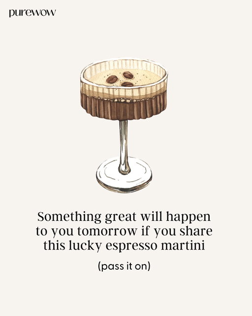 Send this to a friend who needs a little extra luck...(or just needs an espresso martini) 🍸✨

#lucky #luckyespressomartini #espressomartini #meme #humor #passiton #sharethis
