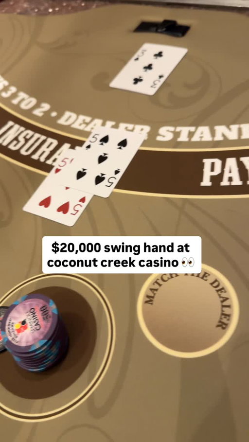 😳 $10,000 double down hand. There’s NOTHING like blackjack…. FOLLOW @mattybetss for more