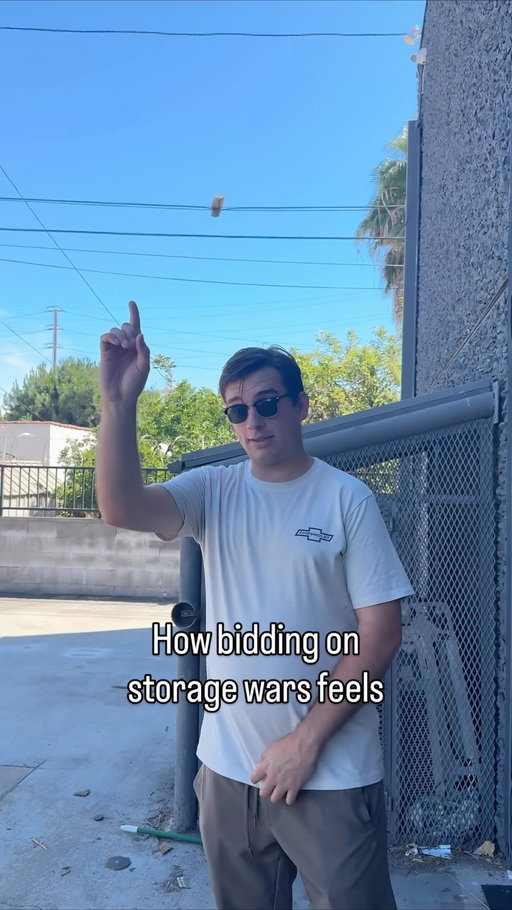 Starting bid is one dollar #storagewars