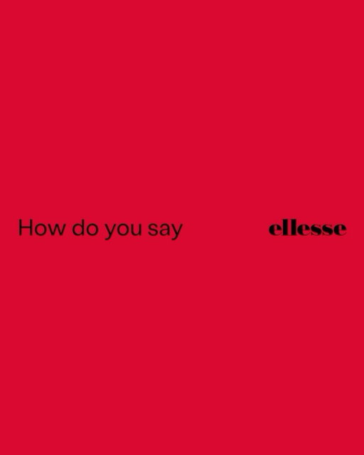 The name on everybody’s lips. Whichever way you say it, say it like an Italian.

#ellesse