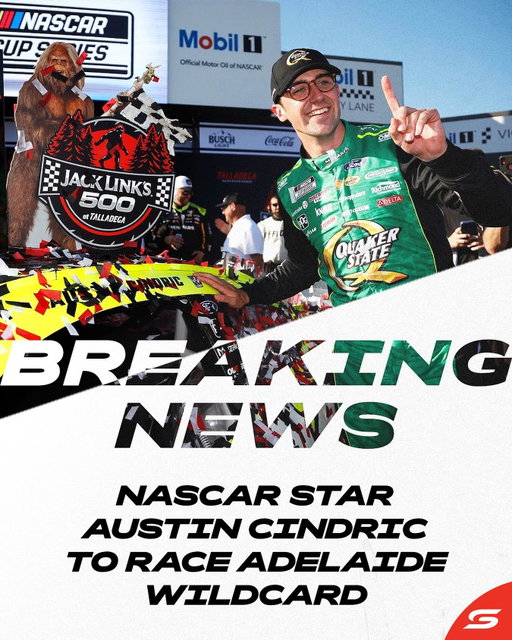 BREAKING NEWS 🚨

The bp @adl.gf field will be joined by 2022 Daytona 500 winner @austincindric in a @tickfordracing wildcard!

#RepcoSC #Supercars