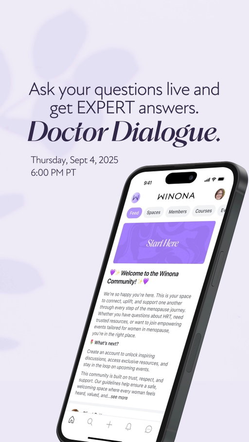 The 2002 WHI study scared a lot of women away from hormone therapy — but it turns out, they got some major things wrong.

Join us for a Doctor Dialogue with Winona physicians as we break it all down.

🗓️ Thursday, Sept 4, 2025 at 6:00 PM PT

 📲 RSVP in the app or download it now to save your spot - link in bio.

Let’s replace fear with facts. You deserve to feel confident, informed, and in control.

#menopause #hrt #satc #hrttips #menopausehealth #menopauseeducation #perimenopause #obgyn #womenshealth #menopausesupport #midlifewomen