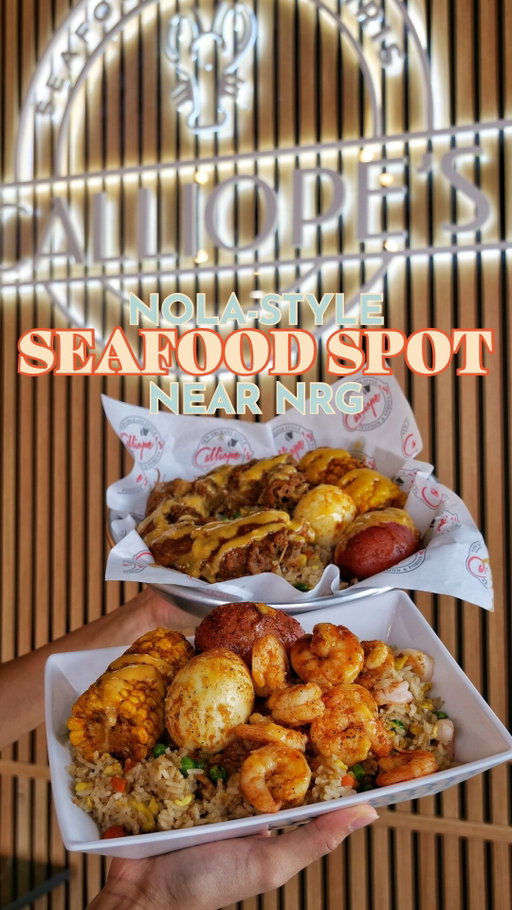 GIVEAWAY + NEW NOLA-STYLE SEAFOOD SPOT 🦐⚜️ We lost count of how many people stopped in their tracks when they saw this spread! @calliopeshtx just opened a new location near NRG, and it’s serving up all the Cajun comfort food—slow-simmered gumbos & étouffées, smothered turkey necks, fried rice, seafood boxes & more. 🤌

@calliopeshtx is a casual spot with a convenient drive-thru 🚗—perfect for a quick lunch run! Everything we tried was solid, but some standouts were the Turkey Neck Craving Box (served on a bed of rice with corn, potato, and egg) and Combination Étouffée (shrimp and crawfish tails with white rice). Huge plus— the prices are very reasonable, especially considering the huge portions! 🤌

🍹 Happy Hour runs daily from 3–6 PM with buy one, get one half-off daiquiris plus $1 off select apps and boiling pot items.

🦐 Don’t miss their $10 Mini Suicide Shrimp Box Lunch Special, available Monday–Thursday from 11 AM–2 PM.

💡 Pro tip: if you order a Po’Boy, ask for their addicting spicy remoulade sauce. Thank us later! 🍤

ENTER TO WIN A $50 GIFT CARD (2 WINNERS)! To enter the giveaway, follow the rules below:

*UPDATE: Congrats @kimberlyetran and @serenas1998, you're our winners! We’ll send you a DM about claiming your prize!*

Thank you Calliope’s for sponsoring this post and supporting Houston Hotspots! 💛

——
➡️ This giveaway closes 9/7. The winners will be announced in this caption. ⚠️ REMEMBER THIS IS OUR ONLY ACCOUNT!
——
📍: @calliopeshtx (NRG Area, 9150 S Main St Suite 100)

#seafood #poboy #houstonseafood #housonfood #houstonfoodies #houstontexas #htx #houstonfoodblogger #houstoninfluencer #houstoneats #cajunfood #houstonlunch