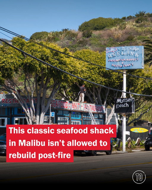 Months after the devastating Eaton and Palisades Fires, businesses are starting to rebuild.

But for the @reelinnmalibu, an iconic no-frills seafood shack destroyed by the Palisades Fire, despite its desire to rebuild, it won’t—or rather can’t.

According to a report this past weekend in The Wall Street Journal, the California Department of Parks and Recreation has opted not to renew the restaurant’s lease.

The status of the state-owned land is complicated, so head to the link in our bio for the full story.