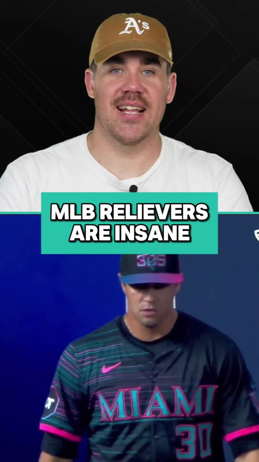 Relievers are weirdos #mlb #baseball #weird