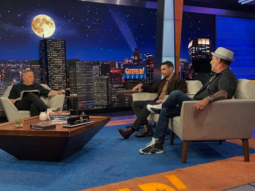 Behind the scenes with @officialbenshapiro & @richvosthelegend #tonight on #Gutfeld! Tune in at 10PM @foxnews