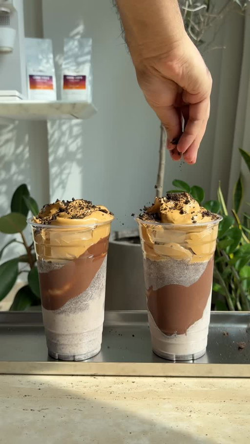 Cookies & Cream fluffy coffee! Would you try?