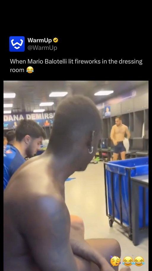 😭

Mario Balotelli was often seen as mischievous because of his unpredictable personality, playful sense of humor, and sometimes rebellious attitude on and off the pitch. He enjoyed breaking conventions, whether by pulling lighthearted pranks, celebrating in unusual ways, or making bold statements, which made him both entertaining and controversial. Some of his behavior stemmed from his frustration with criticism and stereotypes he faced in his career, while other moments reflected his youthful exuberance and desire to stand out. This combination of raw talent, a fiery temperament, and a flair for the dramatic made him one of football’s most colorful characters.