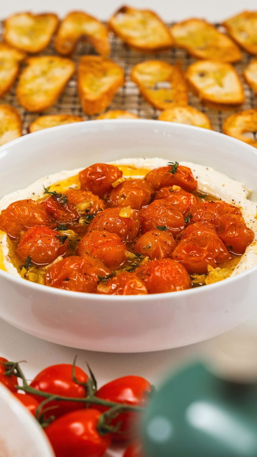 Follow @andyseastcoastkitchen_ for more fun and approachable recipes.
•
There’s just something about a creamy whipped feta dip that never fails to get people gathered around the table. Whether you’re hosting a lively summer bash or just chilling with friends on a rainy night, this whipped feta dip recipe with blistered tomatoes checks every single box. Creamy? Oh yeah. Tangy? Definitely. Sweet, salty, juicy? All of the above. It’s whipped feta with honey and roasted tomatoes—an appetizer that feels a little fancy but comes together with very little fuss—my absolute favourite combo.
•
Comment “Recipe” to have the full recipe sent to you!