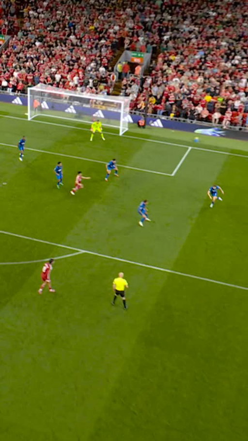 THIS angle 🤯 

@antoinesemenyo42’s second goal at Liverpool is nominated for the @premierleague Goal of the Month 🔥