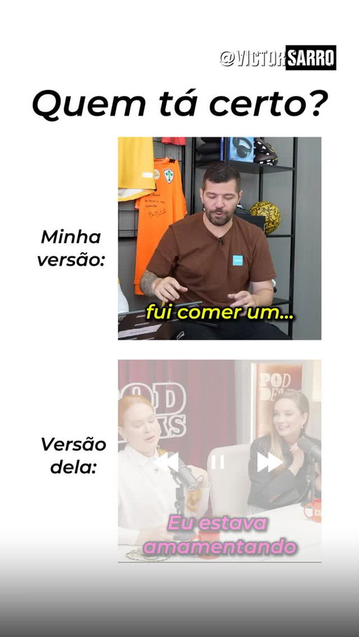 QUEM TÁ CERTO?
Justifique sua resposta kkkk