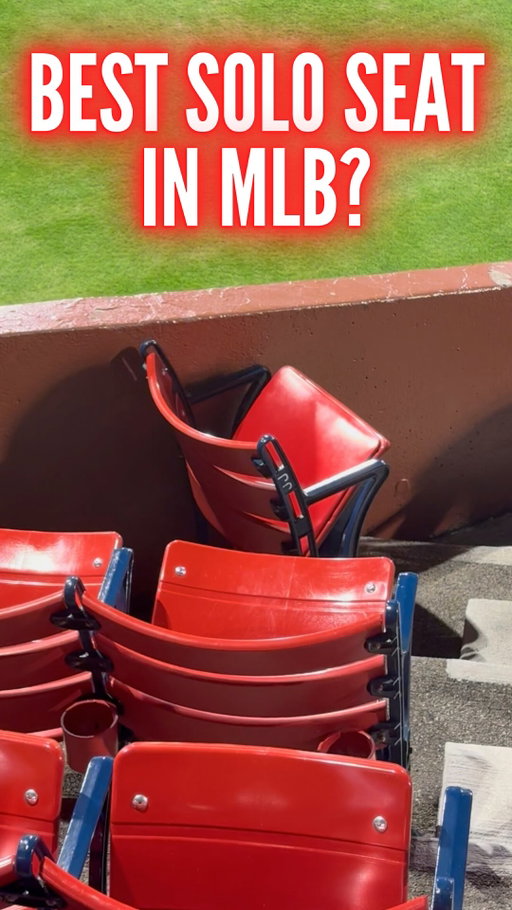 Did I just find the single best seat in Major League Baseball if you’re going to a game by yourself? 

#mlb #baseball #ballpark #redsox #fenwaypark