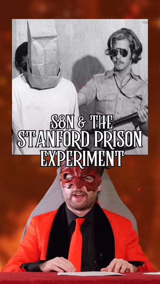 The Stanford Prison Experiment was a good deal #satan #hell #stanfordprisonexperiment #s8n